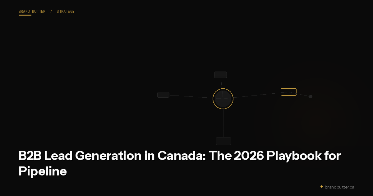 B2B Lead Generation in Canada: The 2026 Playbook for Pipeline