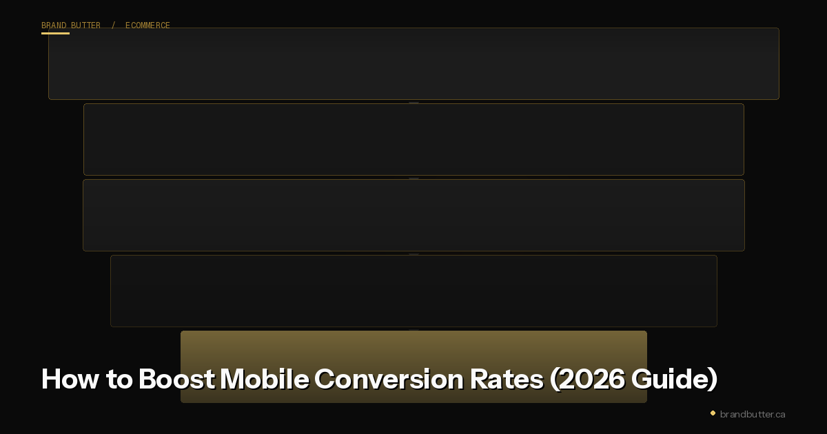 How to Boost Mobile Conversion Rates (2026 Guide)