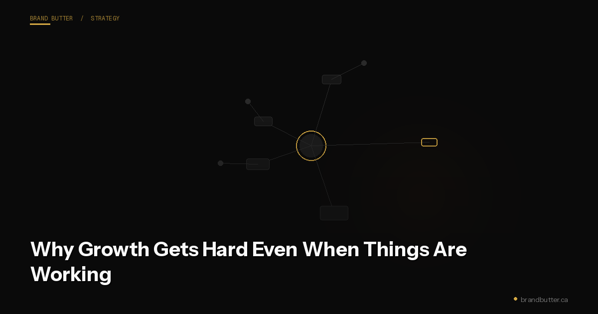 Why Growth Gets Hard Even When Things Are Working