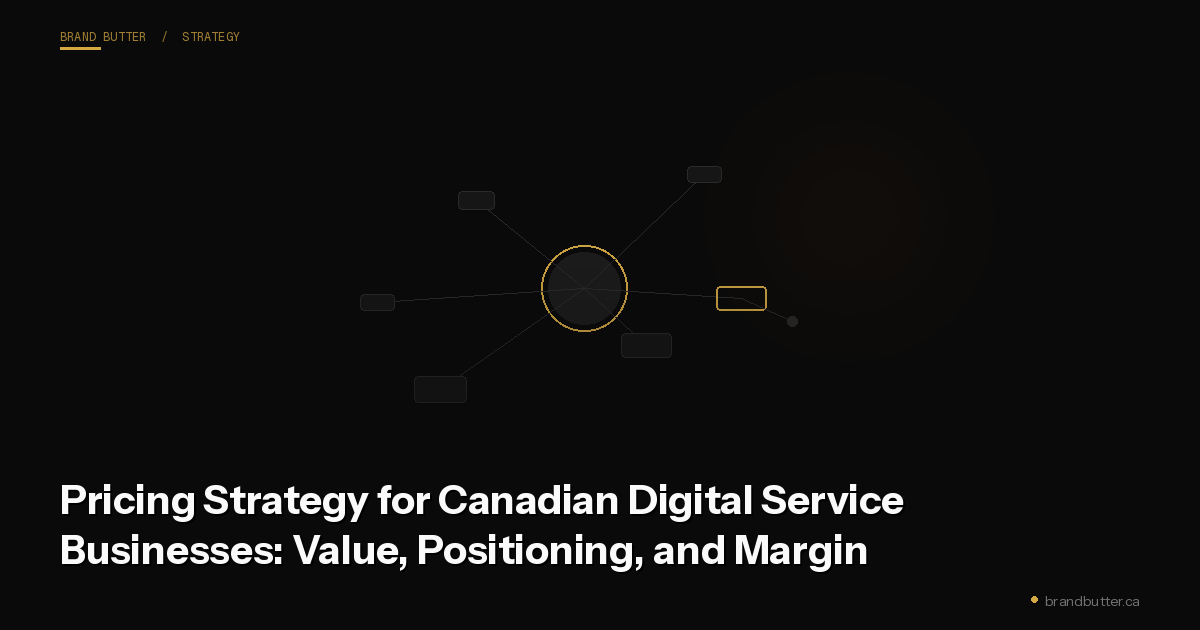 Pricing Strategy for Canadian Digital Service Businesses: Value, Positioning, and Margin
