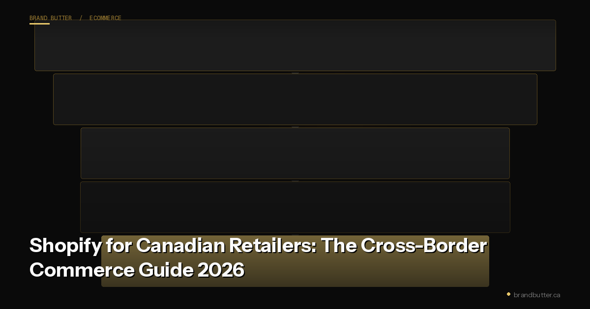 Shopify for Canadian Retailers: The Cross-Border Commerce Guide 2026